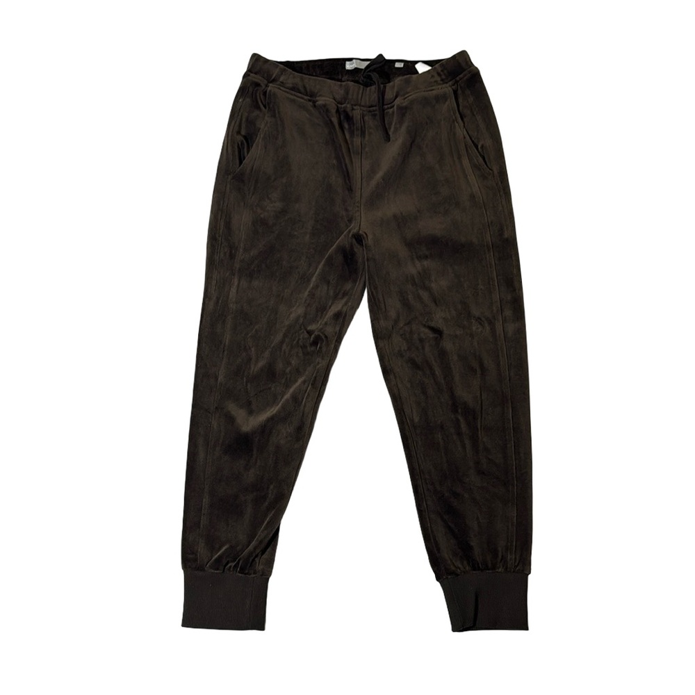 Vince womens S Small brown velvet soft cotton jogger sweatpants EUC
